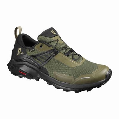 Férfi Salomon X RAISE GORE-TEX Túracipő SA8514369 Lila/Fekete